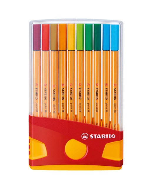 Imagen 0 de Pack ColorParade de 20 Rotuladores Punta Fina point 88 STABILO Multicolor