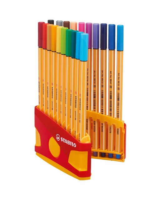 Pack ColorParade de 20 Rotuladores Punta Fina point 88 STABILO Multicolor Multicolor-2