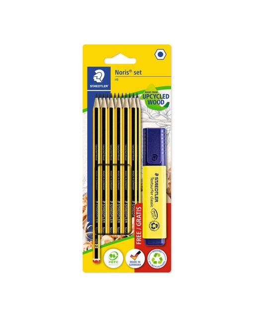 Imagem 0 de 12 Lápis de Grafite Noris HB + Flúor Staedtler