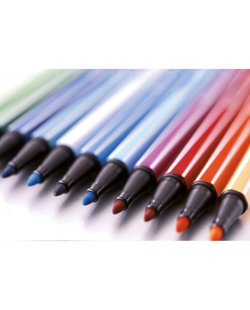 Estojo com 15 Canetas de Feltro Premium Pen 68 - Multicolor Multicolor-2