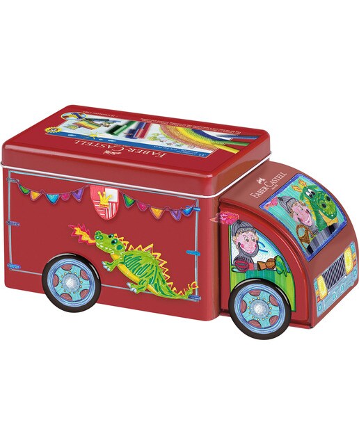 Jogo Oferta com 33 Marcadores Conector Forma de Camião Multicolor-1