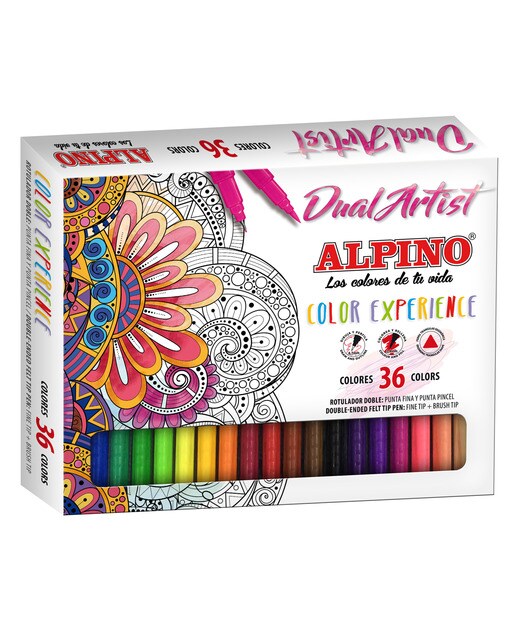 36 Marcadores Alpino Color Experience Multicolor-1