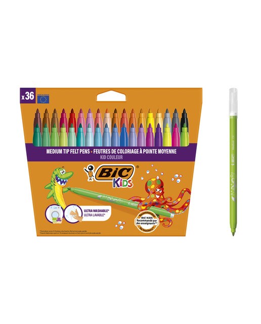 Imagen 0 de Rotulador colorear Kid Couleur BIC KIDs 36 colores