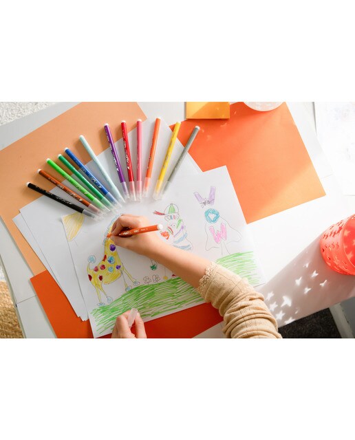 Imagen 5 de Rotulador colorear Kid Couleur BIC KIDs 36 colores Multicolor