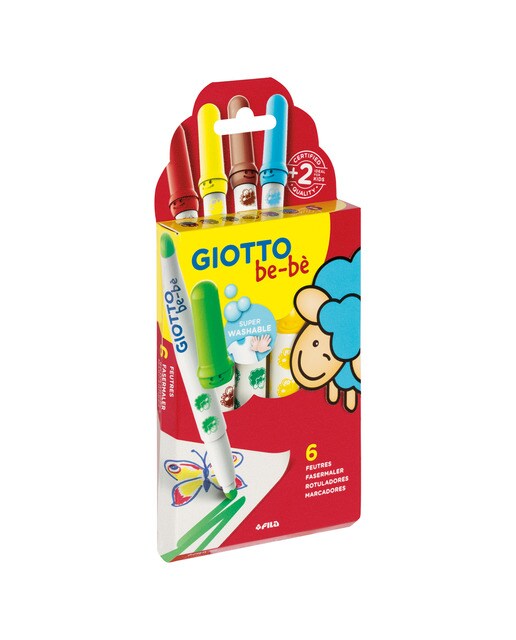 Estojo de 6 Super Canetas de Feltro Be-Bè 2