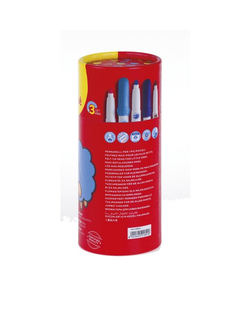Frasco de 10 canetas de feltro XL 3