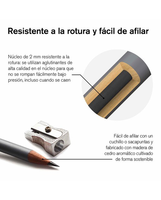 Conjunto 12 Lápis de Grafite Winsor&Newton 4