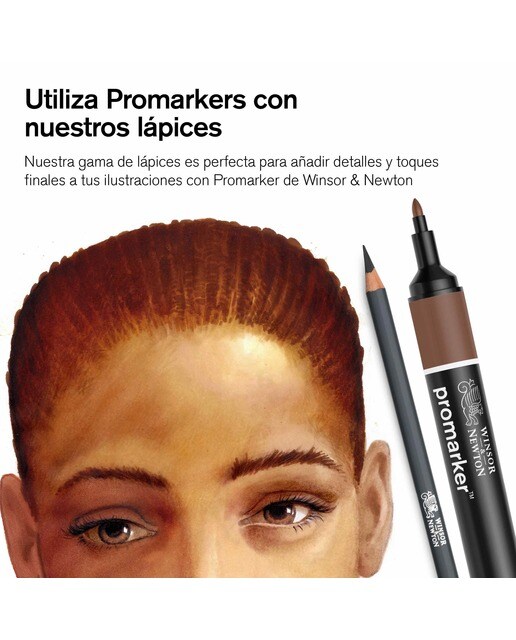 Conjunto 12 Lápis de Grafite Winsor&Newton 8