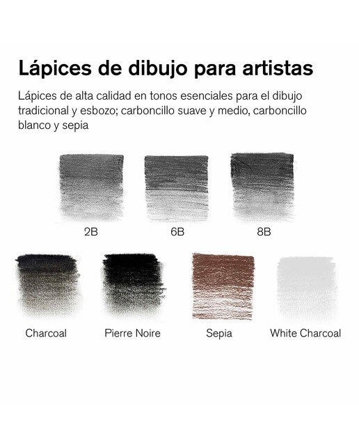 Conjunto de Esboço 10 Peças Winsor&Newton 3