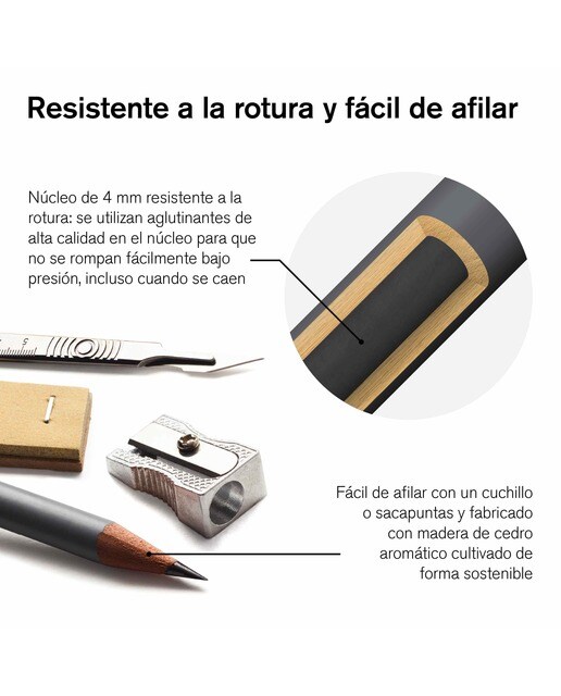 Conjunto de Esboço 10 Peças Winsor&Newton 4