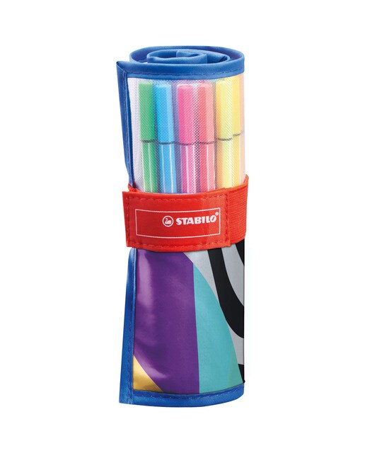 Estojo Rollerset 'Just Like You' 25 Canetas de Feltro Premium Pen 68 - Multicolor Multicolor-1