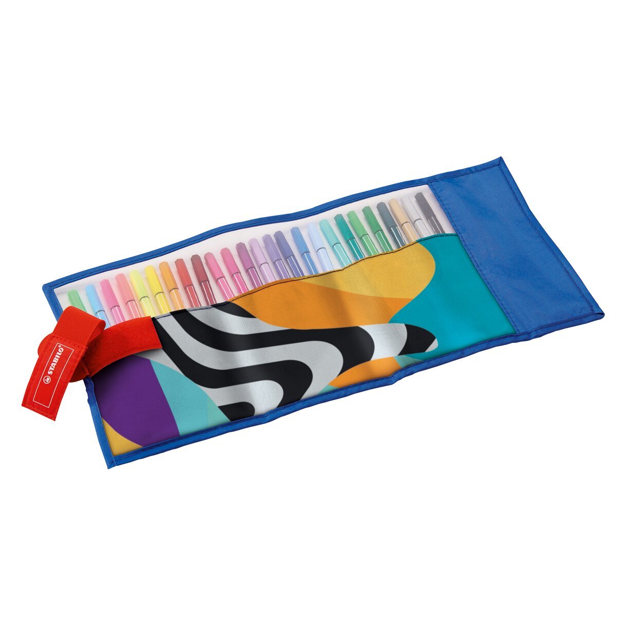 Estojo Rollerset 'Just Like You' 25 Canetas de Feltro Premium Pen 68 - Multicolor Multicolor-3