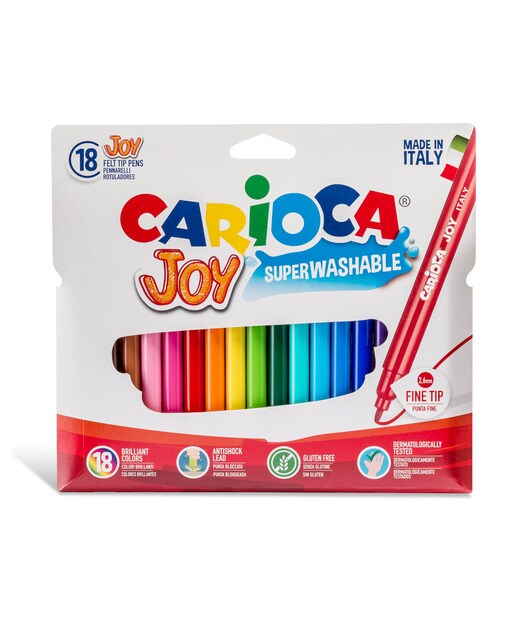 Marcadores Joy 18 cores Carioca 1