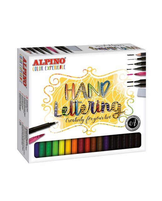 Set Color Experience Lettering Alpino