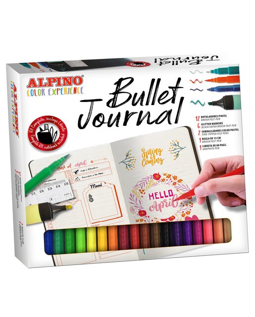 Conjunto Color Experience Bullet Journal Kit Alpino 1