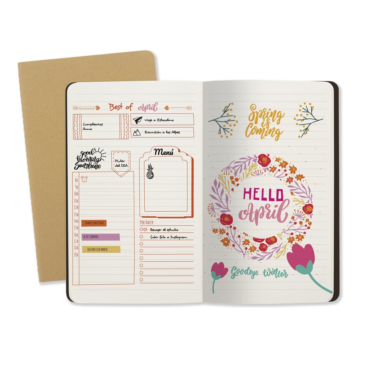 Conjunto Color Experience Bullet Journal Kit Alpino 7