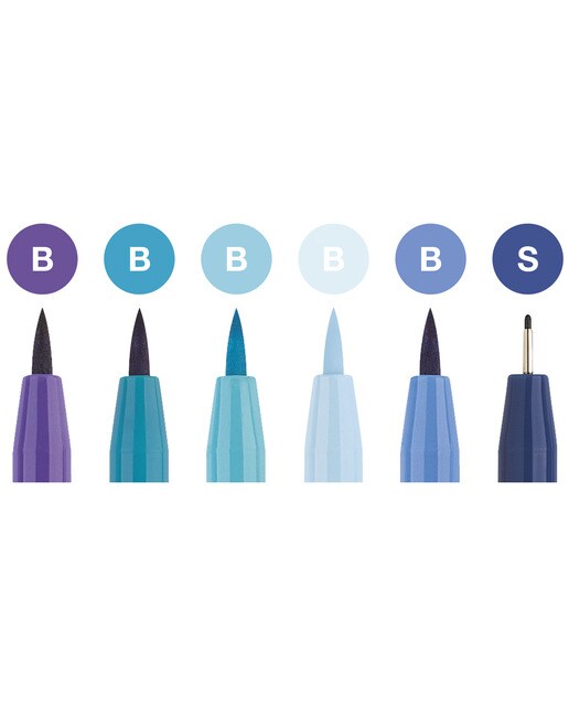 Marcador de Desenho FABER-CASTELL Hand Lettering Set 6 Unidades 2
