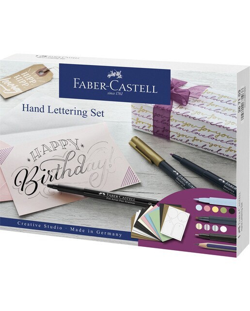 Juego Creativo para Caligrafía y Lettering con 12 unidades Surtidas Faber-Castell