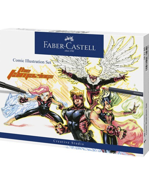 Set para Dibujar Cómics con 15 piezas Surtidas Faber-Castell