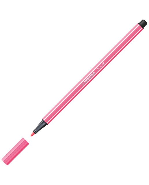 Caneta de Feltro Premium Pen 68 - Rosa-Claro Rosa-claro-2