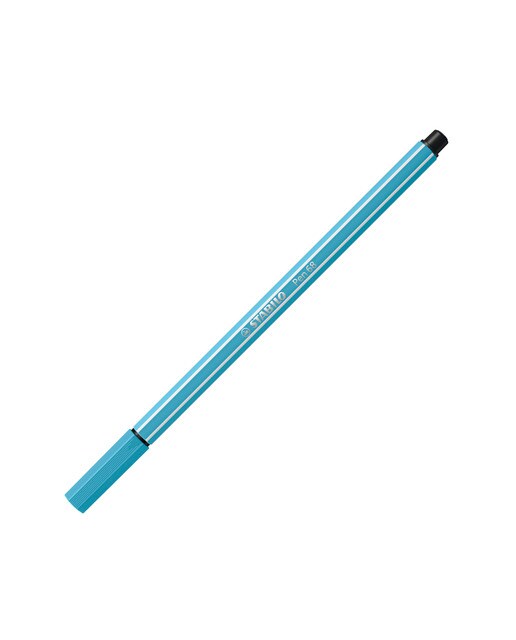 Caneta de feltro Premium Pen 68 Azul-celeste Azul-1