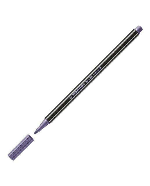 Caneta de feltro Metálica Pen 68 Metallic Lilás Metalizado NOVIDADE Lilás-2