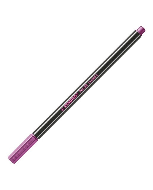 Caneta de feltro Metálica Pen 68 Metallic Rosa Metalizado NOVIDADE Rosa-1