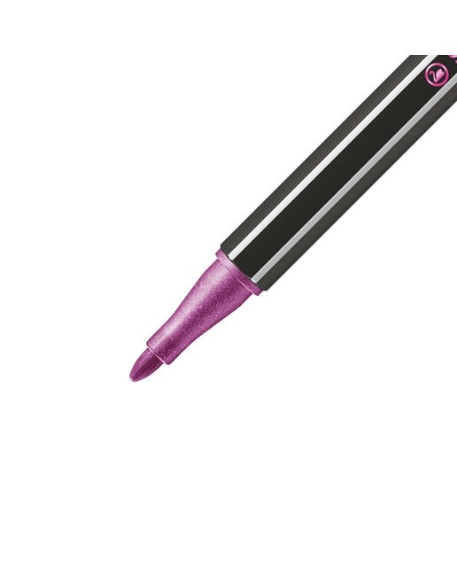 Caneta de feltro Metálica Pen 68 Metallic Rosa Metalizado NOVIDADE Rosa-3