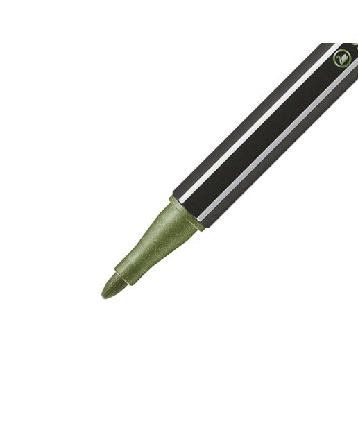 Caneta de feltro Metálica Pen 68 Metallic Verde-claro Metalizado NOVIDADE Verde-3