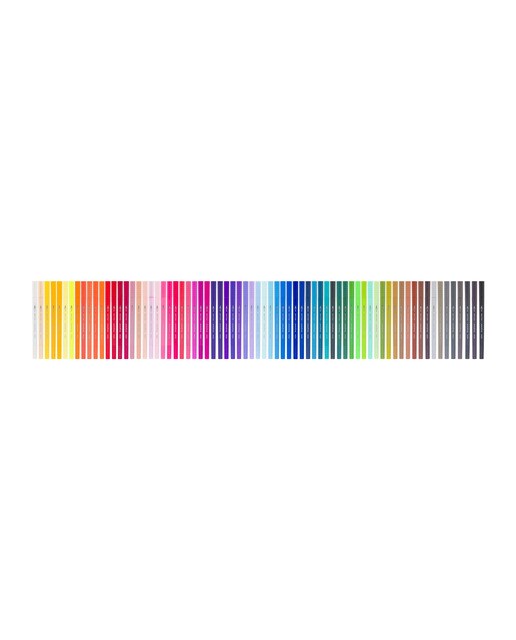 Caixa Metálica de 62 Marcadores de Ponta Dupla Pincel e Ponta Fina - Multicolor Multicolor-2