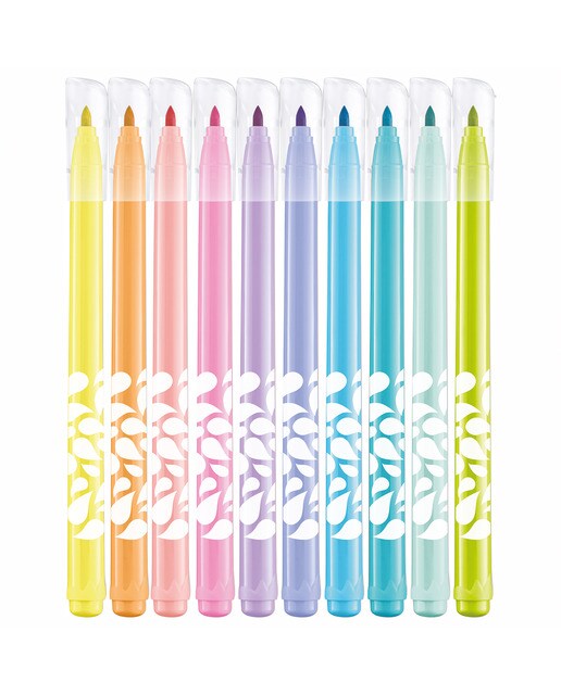 Marcadores Cores Pasteis Multicolor-1