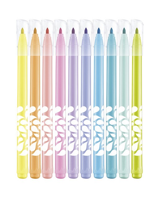 Marcadores Cores Pasteis Multicolor-2