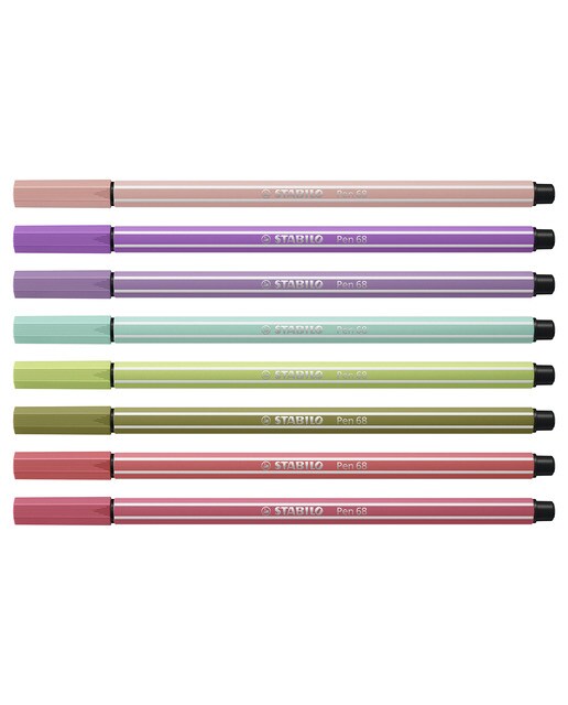 1 Caneta de feltro Premium Pen 68 Vermelho Morango 4