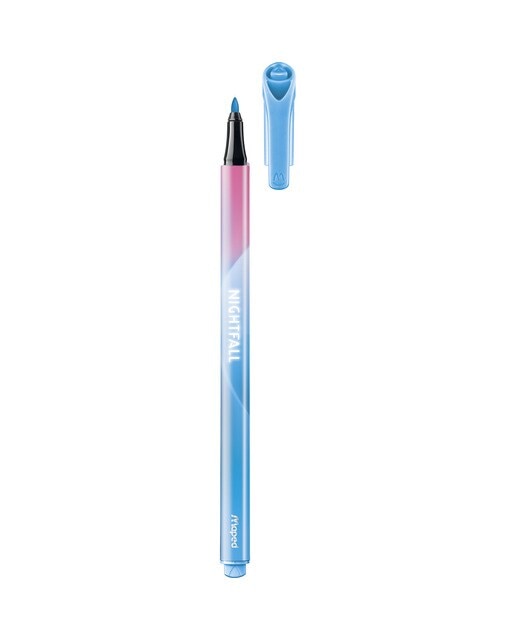 Pack 12 Canetas de Feltro de Cores Nightfall - Multicolor Multicolor-2