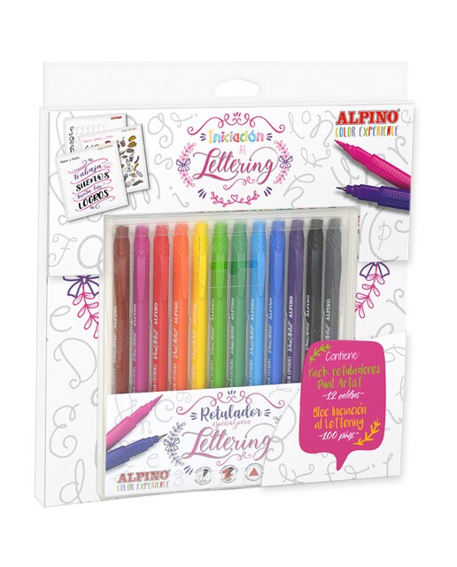 Pack Letras Rotuladoras Dual Artist - Multicolor Multicolor-1
