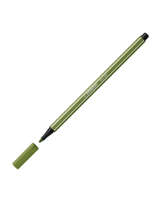 Caneta de Feltro Premium Pen 68 - Verde Musgo Verde Musgo-2