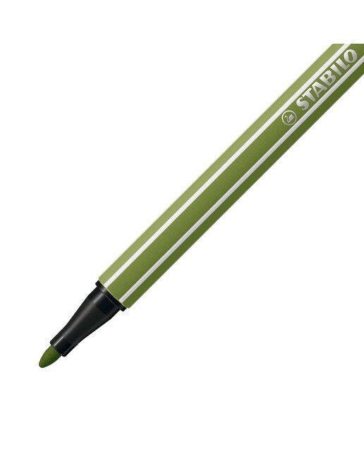 Caneta de Feltro Premium Pen 68 - Verde Musgo Verde Musgo-3