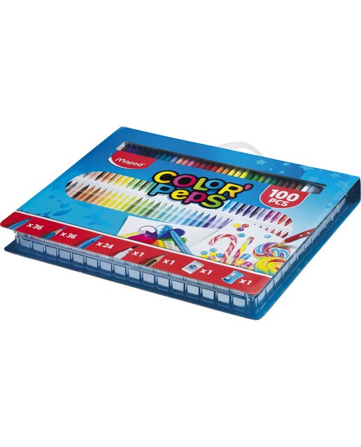 Kit colorear 100 piezas Colorpeps Maped Multicolor-2