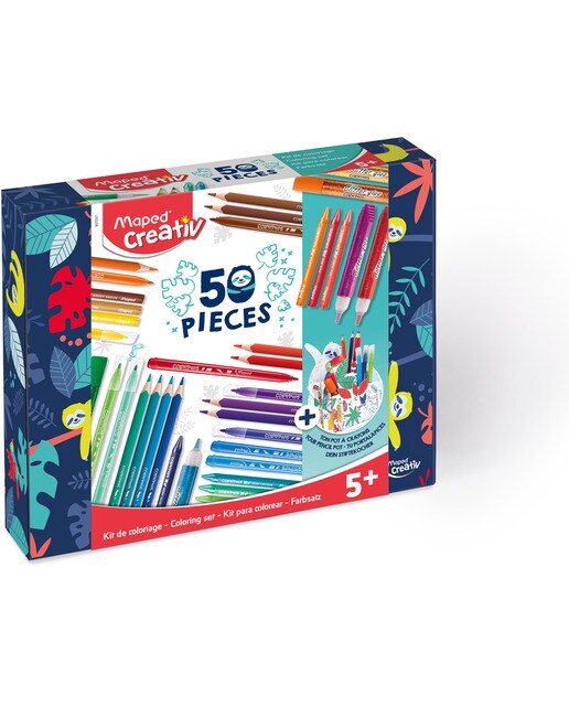 Kit colorear 50 piezas Creativ Maped Multicolor-4