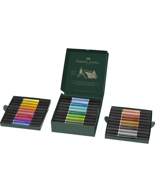 Estojo de Cartão com 30 Canetas de Feltro Pitt Artist Pen Dual Marker com Dupla Ponta Multicolor-3