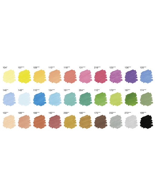 Estojo de Cartão com 30 Canetas de Feltro Pitt Artist Pen Dual Marker com Dupla Ponta Multicolor-4
