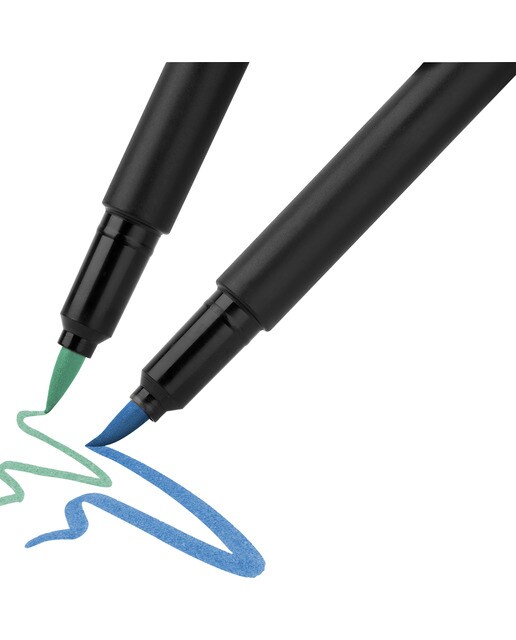 Estojo de Cartão de 10 Marcadores Black Edition Ponta de Pincel 5