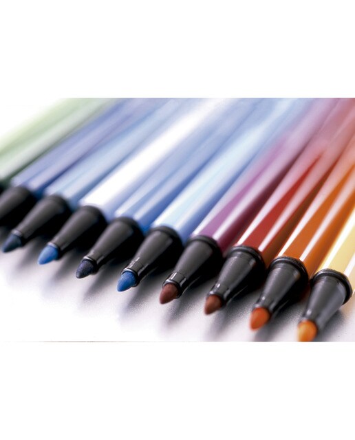 Estojo com 12 Marcadores Premium Pen 68 Pastellove Collection - Multicolor Multicolor-3