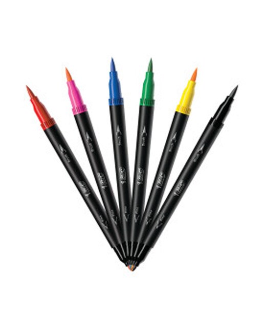 Pack regalo Intensity BIC 6 rotuladores + 10 postales 2