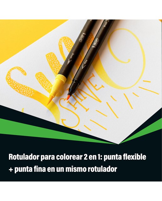 Pack regalo Intensity BIC 12 rotuladores + 1 poster 3