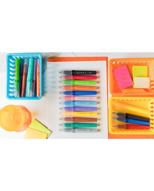 Marcador de colorir Kid Couleur para bebês +1 ano BIC KIDs 12 unidades 2