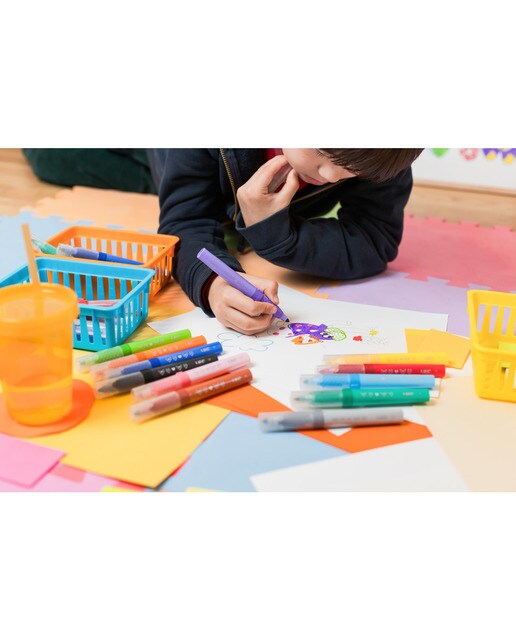 Marcador de colorir Kid Couleur para bebês +1 ano BIC KIDs 12 unidades 3