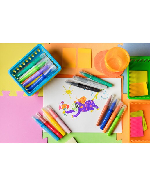 Marcador de colorir Kid Couleur para bebês +1 ano BIC KIDs 12 unidades 4