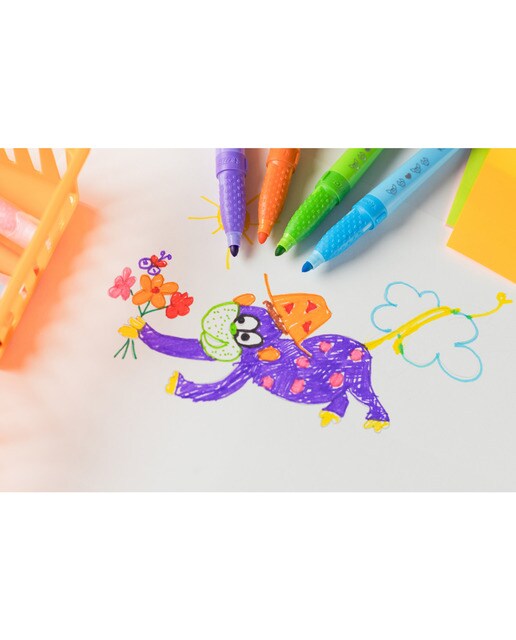 Marcador de colorir Kid Couleur para bebês +1 ano BIC KIDs 12 unidades 5