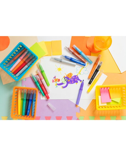 Marcador de colorir Kid Couleur para bebês +1 ano BIC KIDs 12 unidades 7